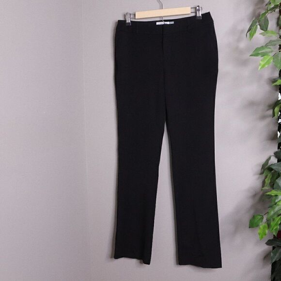 Old Navy | Straight Leg Dress Pants Slacks 4 Black - Picture 1 of 8